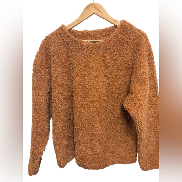 Uniqlo Warm Brown Crew Neck Sweater - Picture 1 of 5